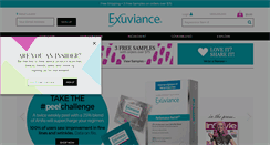 Desktop Screenshot of exuviance.com